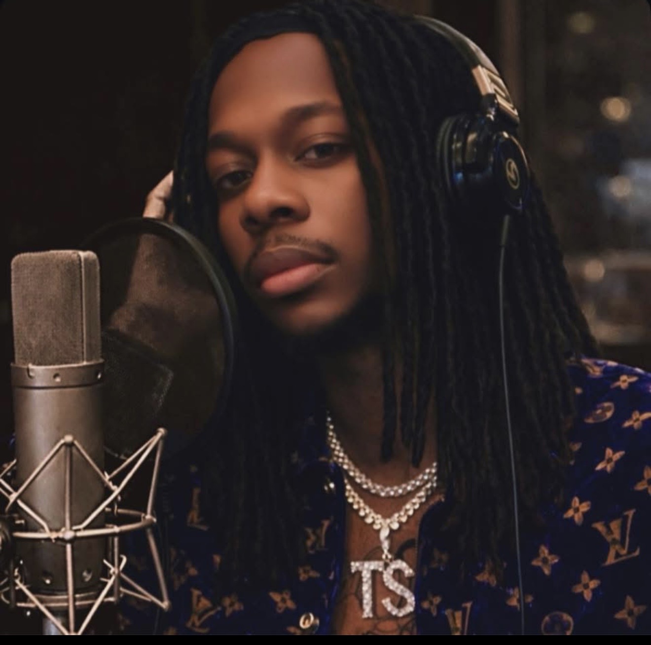 Trey Trizzy in the studio